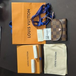 Louis Vuitton Damier Ebene Rosalie coin holder